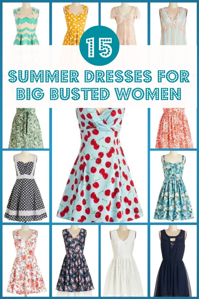 dresses for ladies with large bust