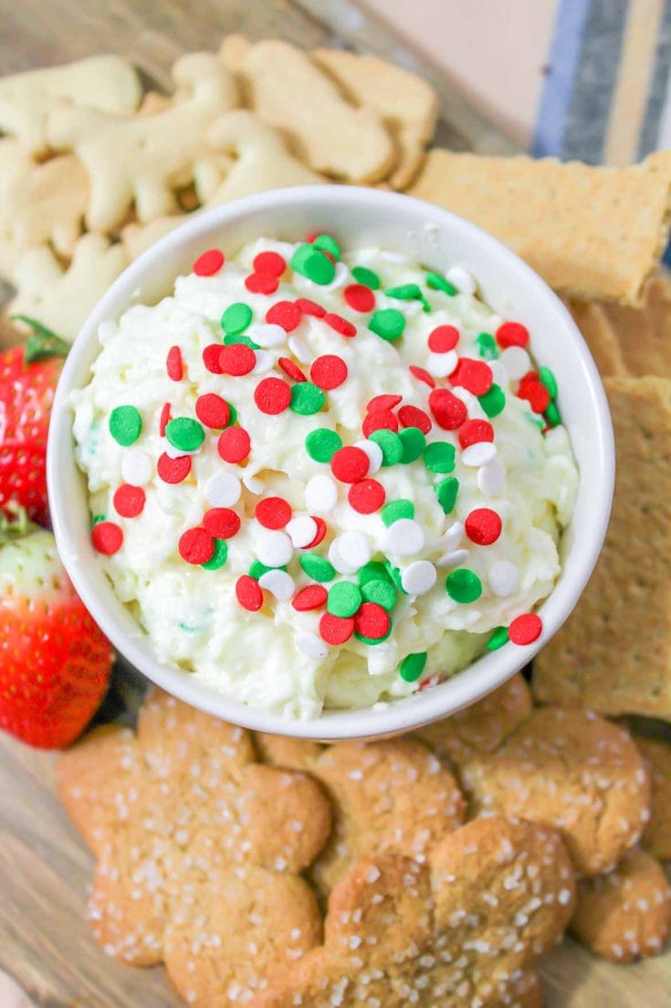 Cake Batter Dip with Cream Cheese and Cake Mix