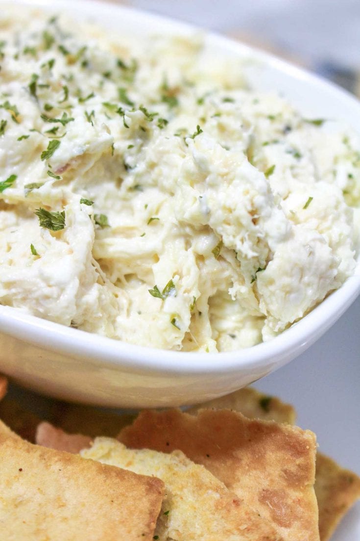 Hot Imitation Crab Dip with Cream Cheese