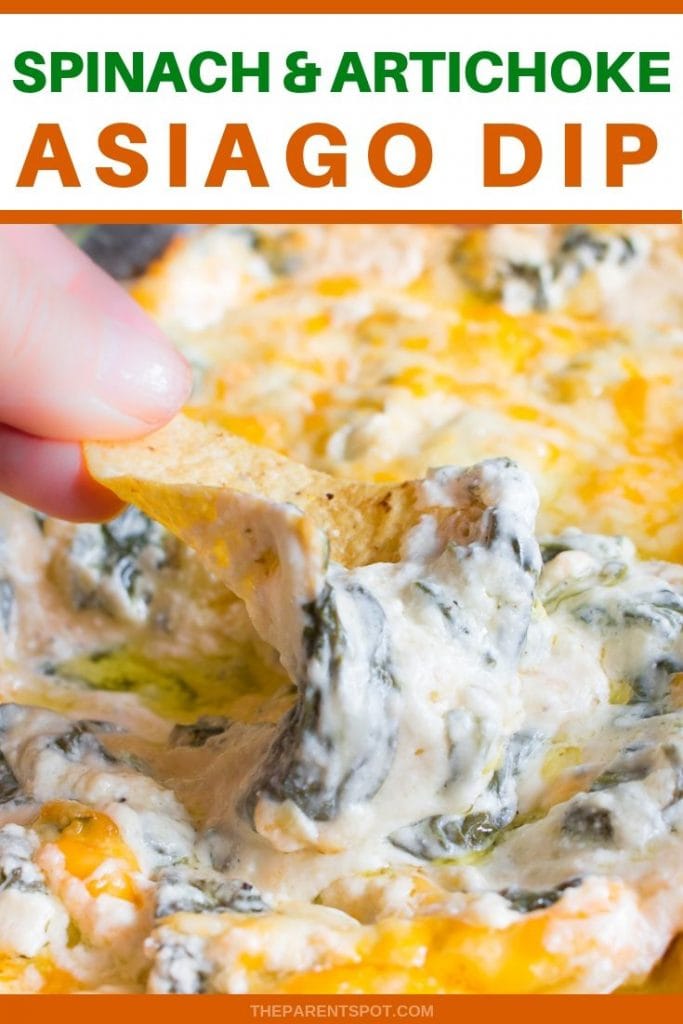 Hot Asiago Artichoke Dip with Spinach Recipe