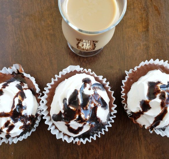 Baileys Chocolate Mini Cheesecakes