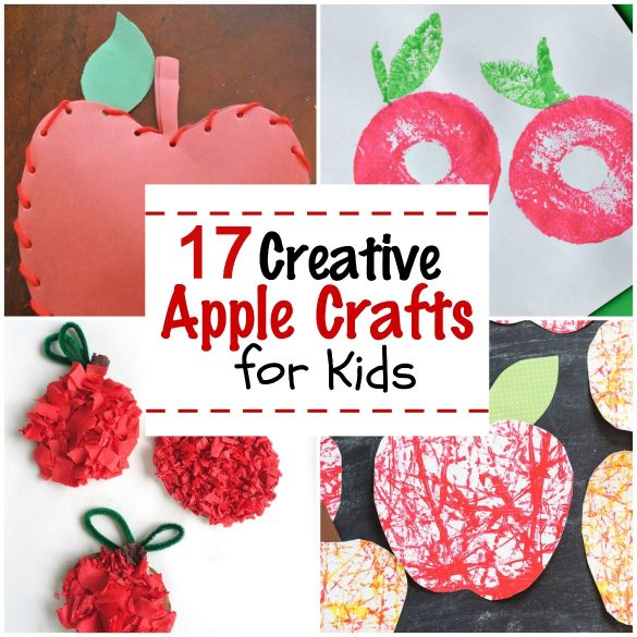 creative apple crafts for kids