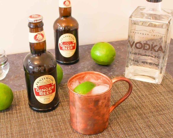 Moscow Mule with bitters