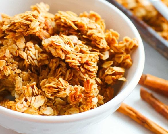 homemade cinnamon granola