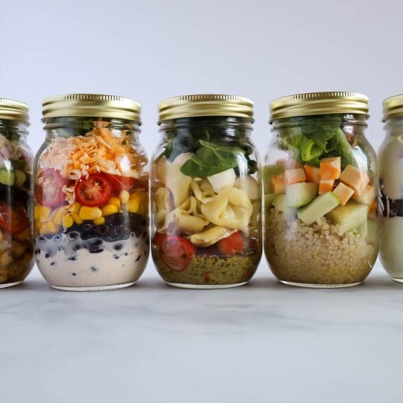 5 Make-Ahead Mason Jar Salads Perfect for Back-to-School Lunches