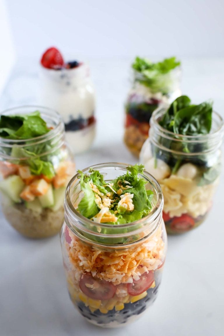 5 Make-Ahead Mason Jar Salads Perfect for Back-to-School Lunches