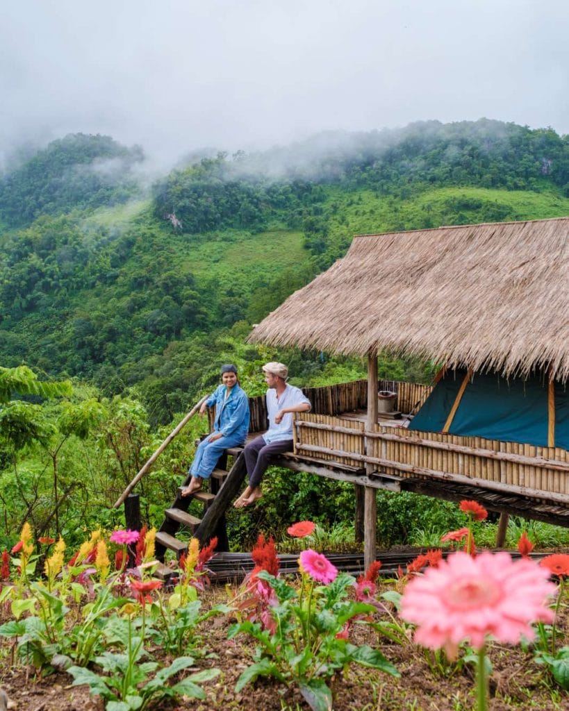 Doi Luang Chiang Dao mountain hills in Chiang Mai, Thailand