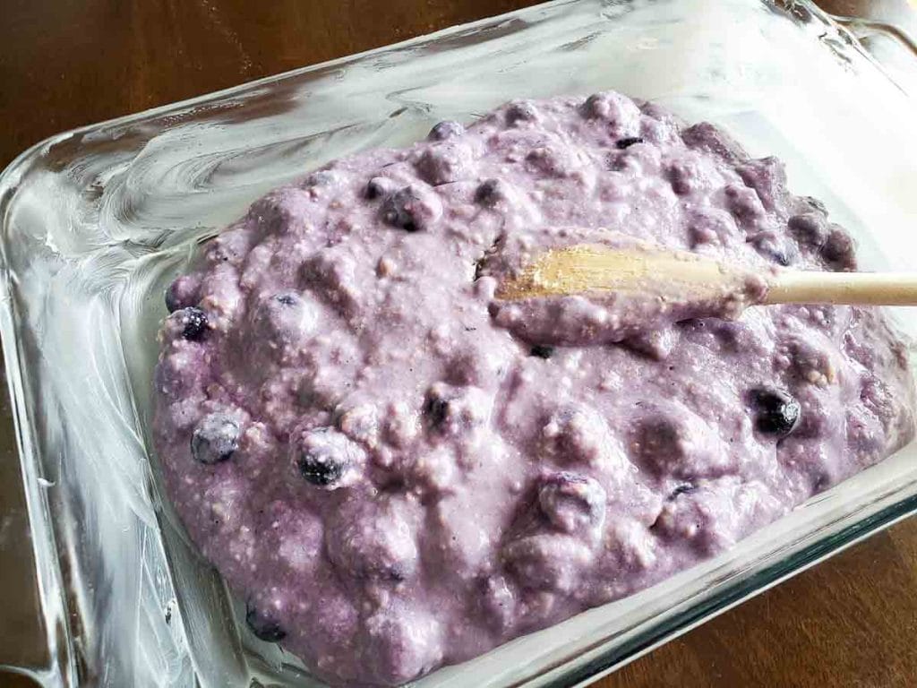 Batter for Blueberry Breakfast Cake