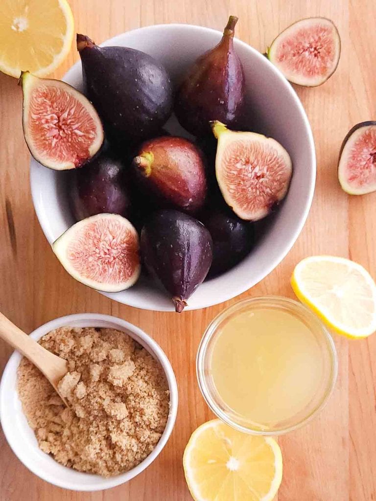 ingredients for Fig Jam