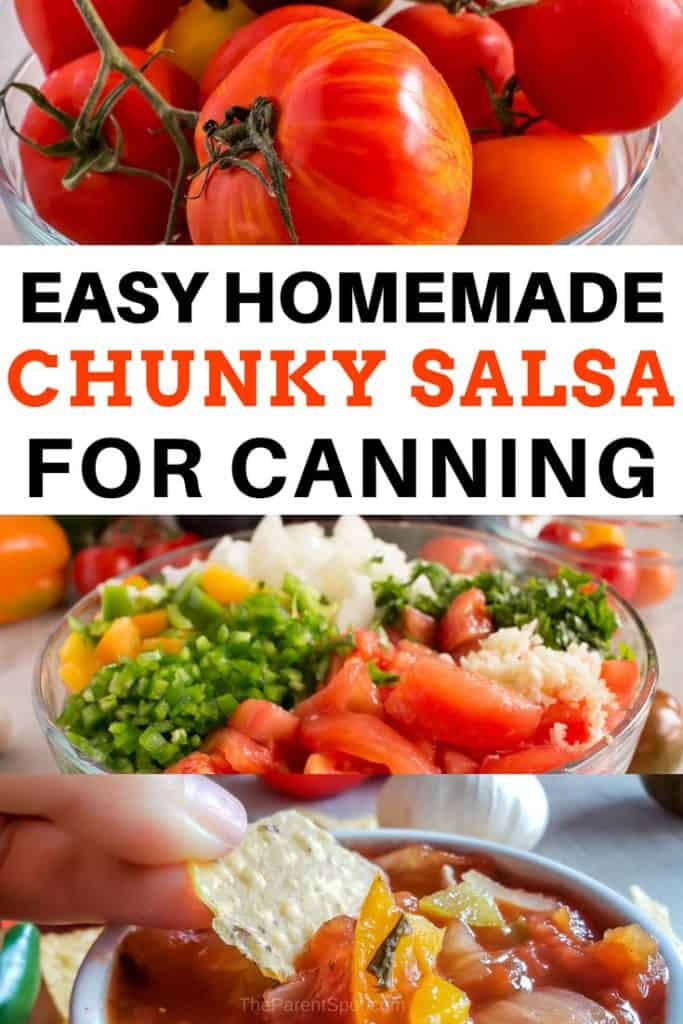 Homemade Chunky Salsa Recipe for Canning That's Farm Fresh and Delicious