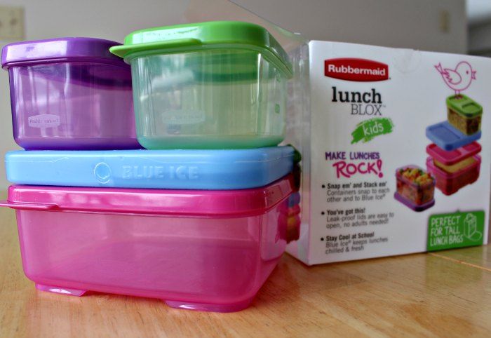 Rubbermaid LunchBlox Lunch Kit, Kids, Plastic Containers