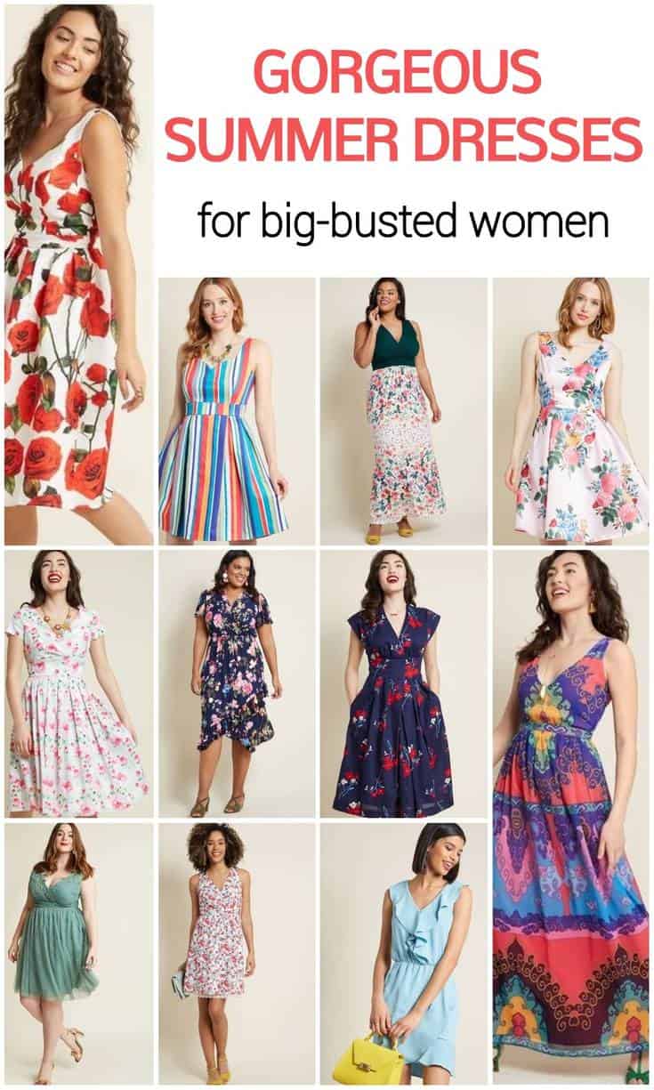 summer dresses for big busts - Club Forty